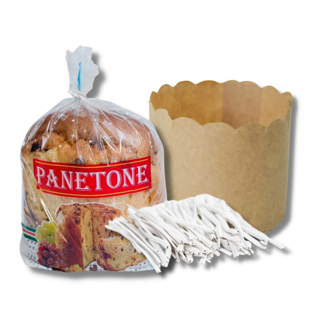 Kit C Un De Saco Plastico P Panetone G X Cm Un Fecho Un Forma Kraft