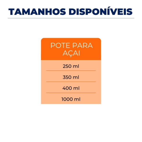 POTE P/ ACAI 250 ML. C/ 20X50 UN. - Image 4