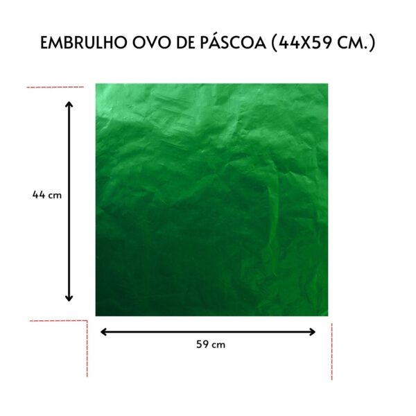 PAPEL CHUMBO VERDE ESCURO (44X59 CM.) C/ 3UN. - Image 3